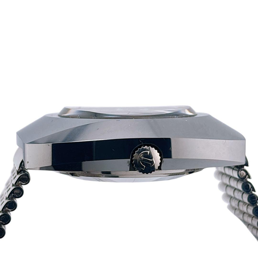 【稼働】 ラドー 腕時計 バルボア5 デイト メンズ ブラウン 純正ベルト