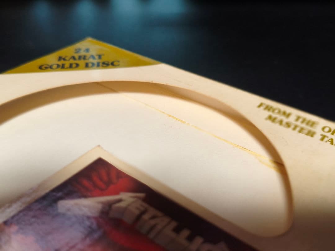 洋楽 24K GOLD CD LLICA MASTER OF PUPPETS