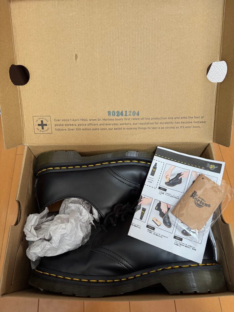 Dr. Martens 3ホールUK6 25cmブラック