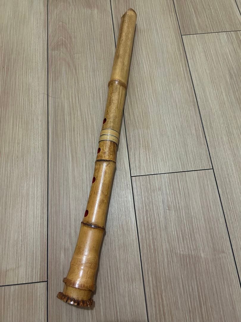 尺八　銀越銘　1尺9寸