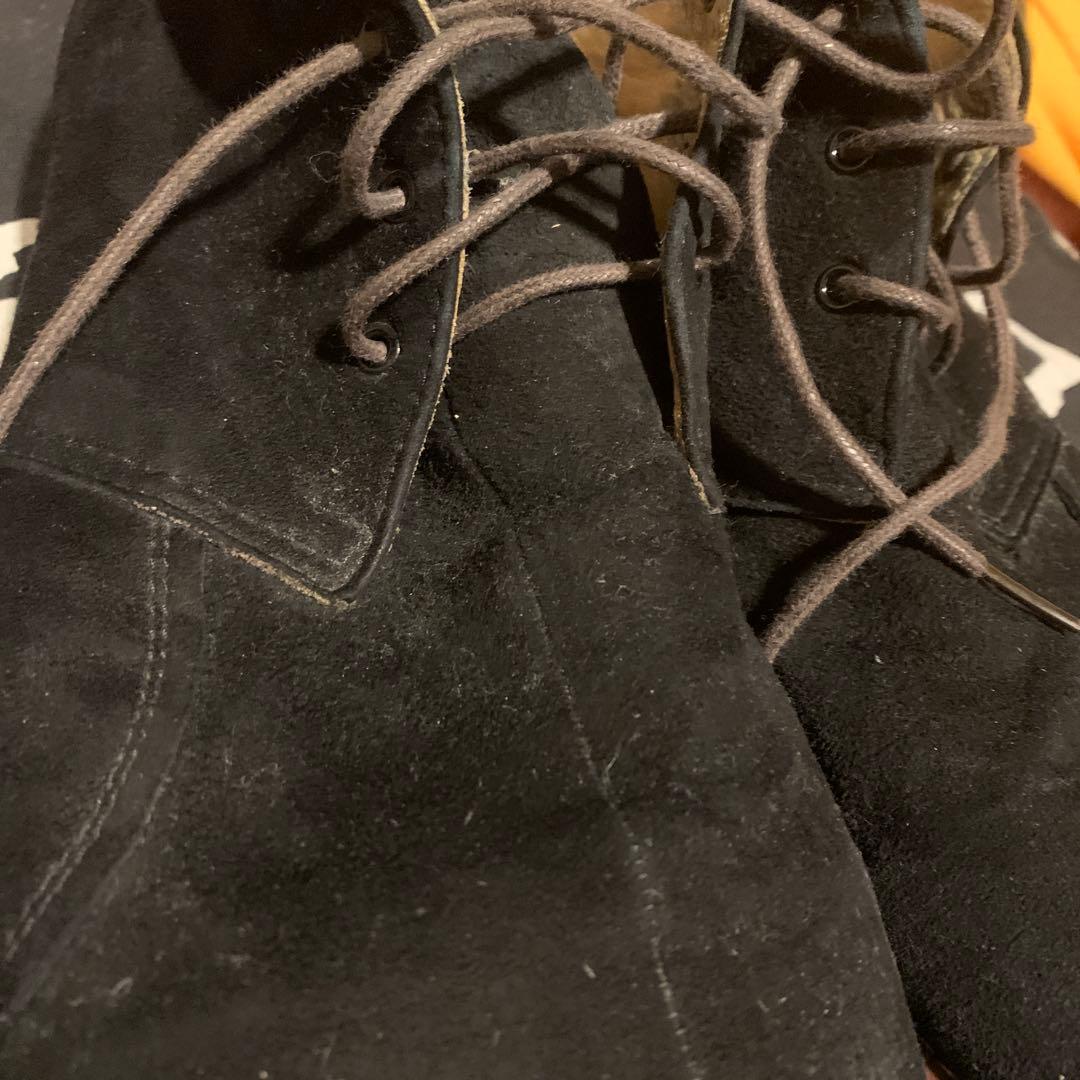 undercover初期　アーカイブ　黒 スエード チャッカブーツ