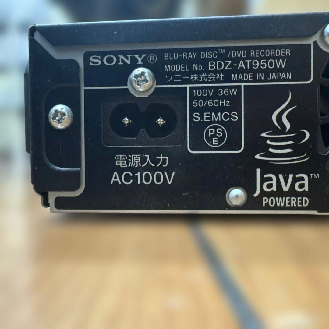 ゆうりょうかすけ　SONY ブルーレイレコーダー　BDZ-AT950W