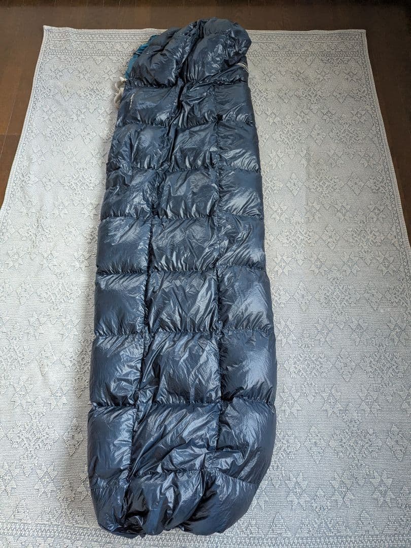 【美品】2023年製 モンベル EX800 ダウン スリーピングラップ ロング