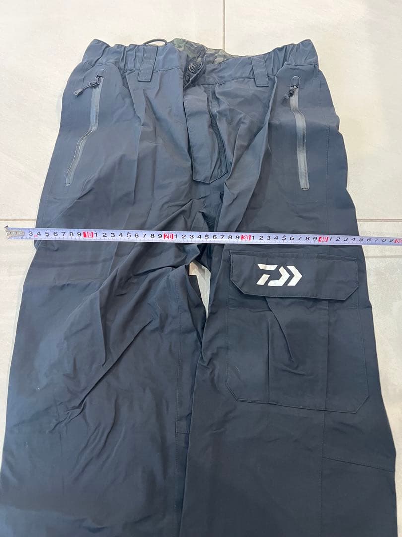 ブラック防水レインパンツ サイズ約100cm