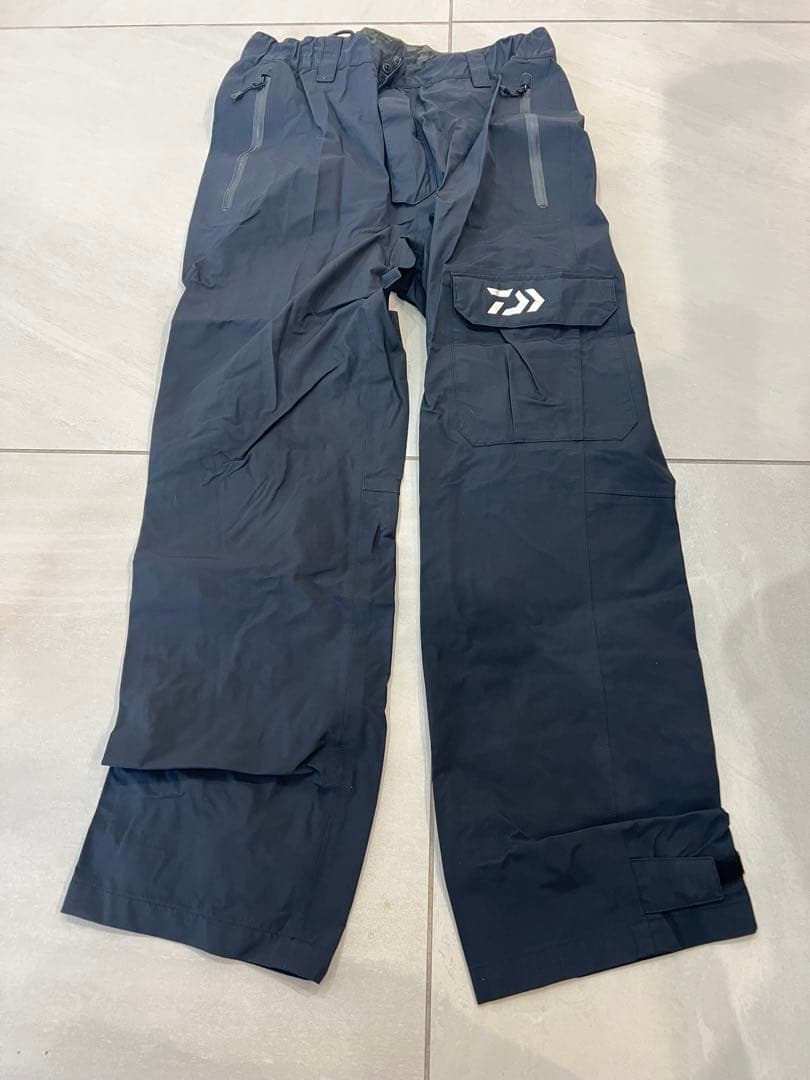 ブラック防水レインパンツ サイズ約100cm