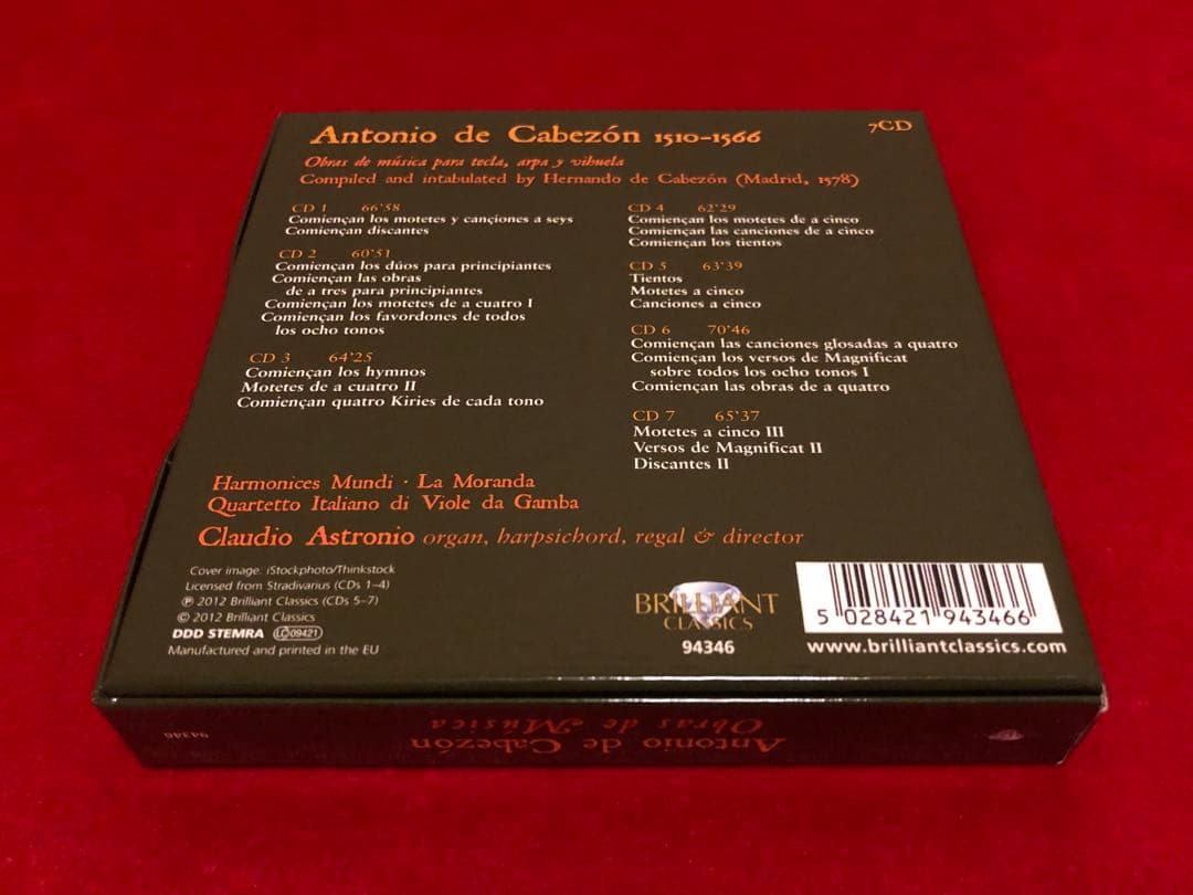 ANTONIO DE CABEZÓN COMPLETE EDITION