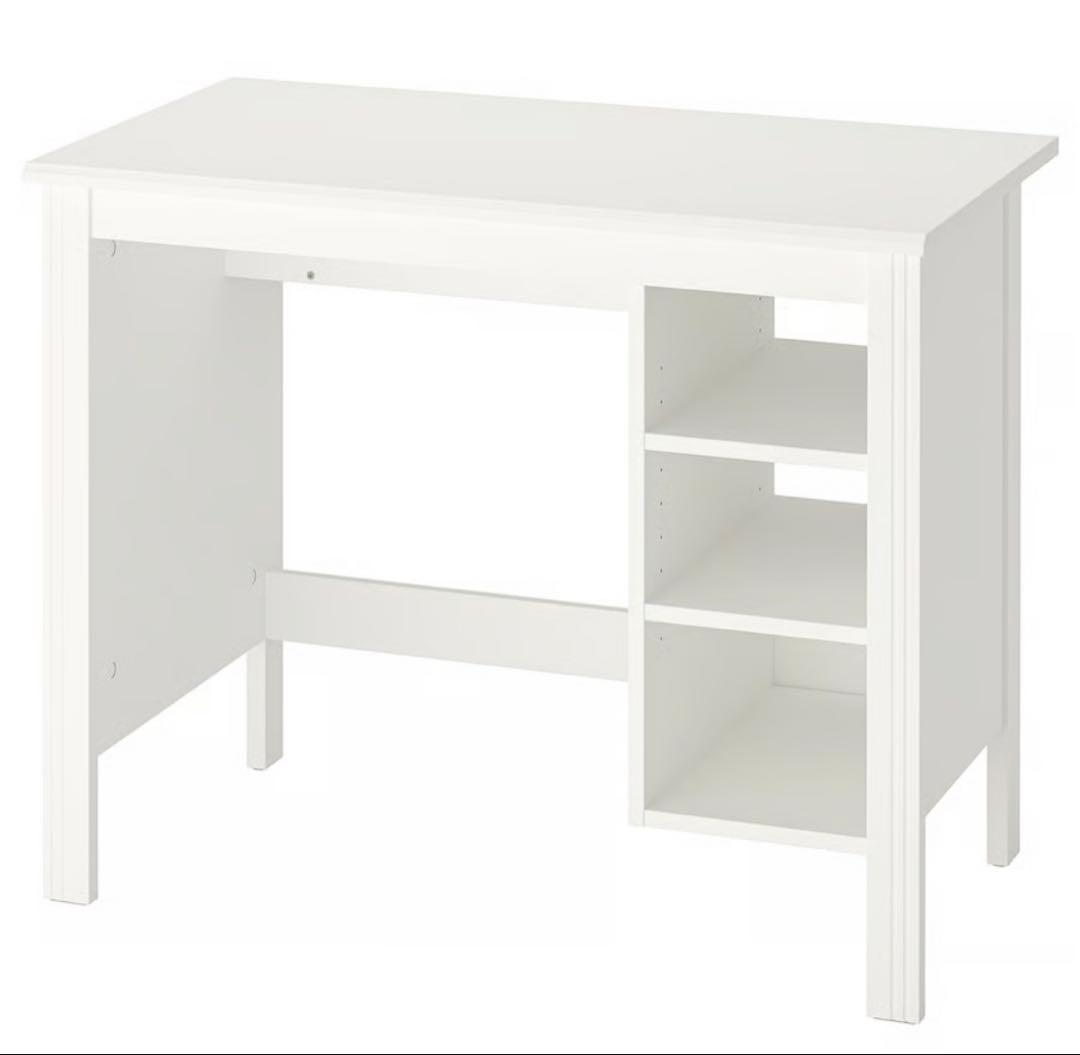 【IKEA】 ブルサリ デスク ホワイト