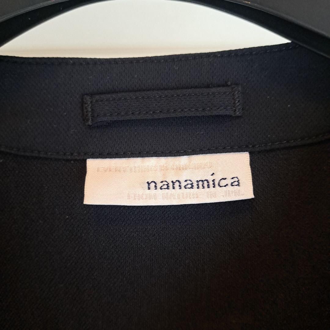 nanamica ナナミカ　ノーカラージャケットL　ブラック　定価26400円
