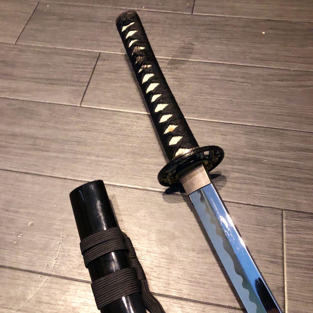 高級模造刀　太刀　本研波刃　合金　居合刀