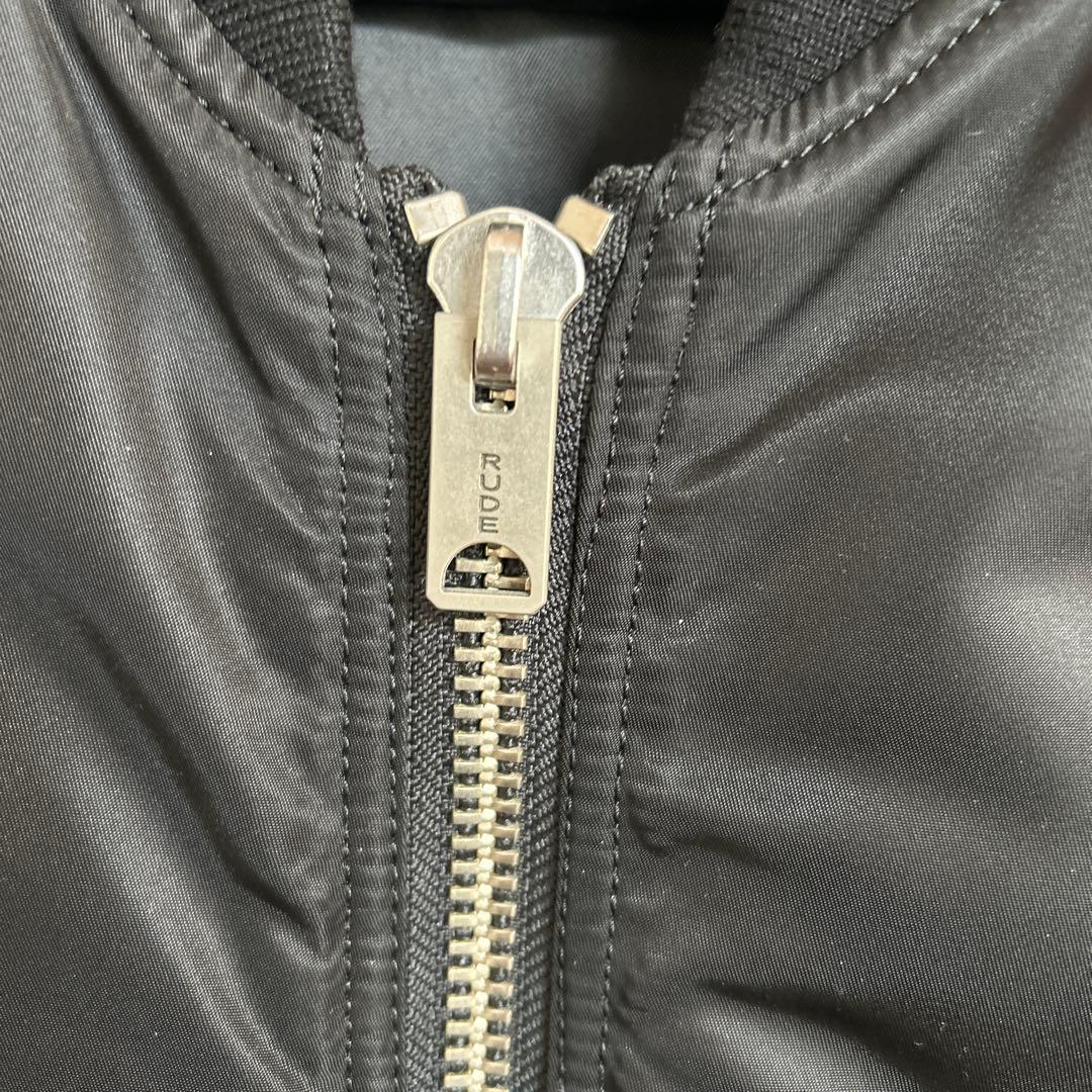 RUDE GALLERY MA-1ジャケット ブラック ルードギャラリー　2