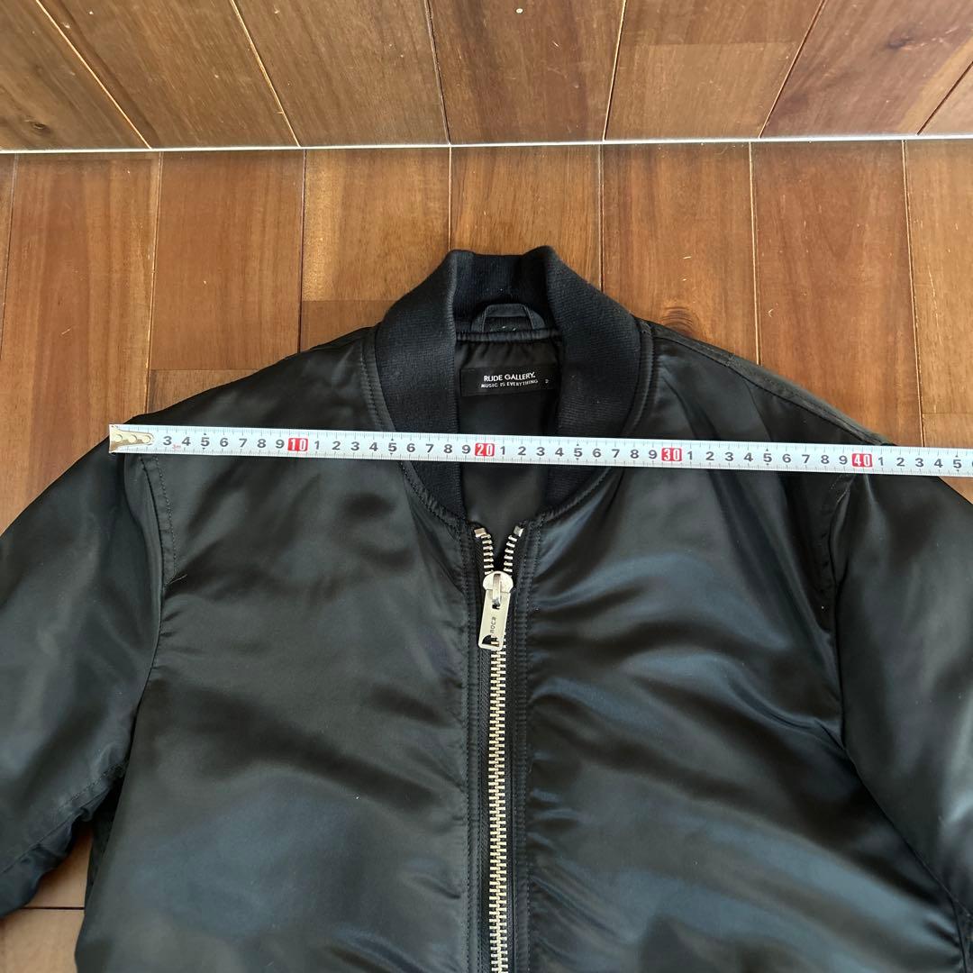 RUDE GALLERY MA-1ジャケット ブラック ルードギャラリー　2