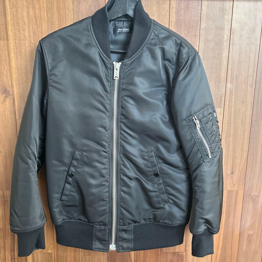 RUDE GALLERY MA-1ジャケット ブラック ルードギャラリー　2