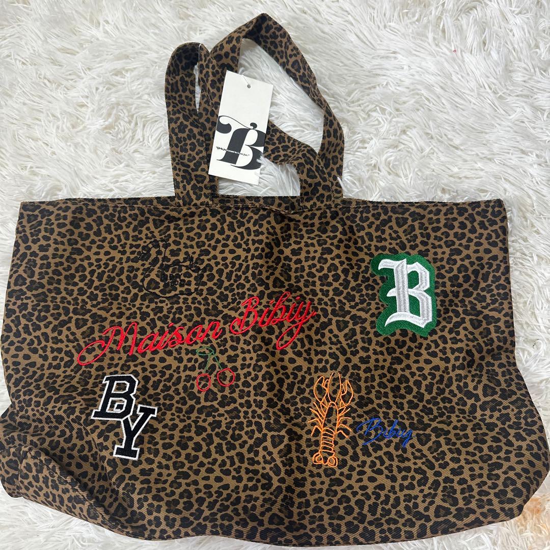 セール❗️MAISON BIBIY. LEOPARD TOTE