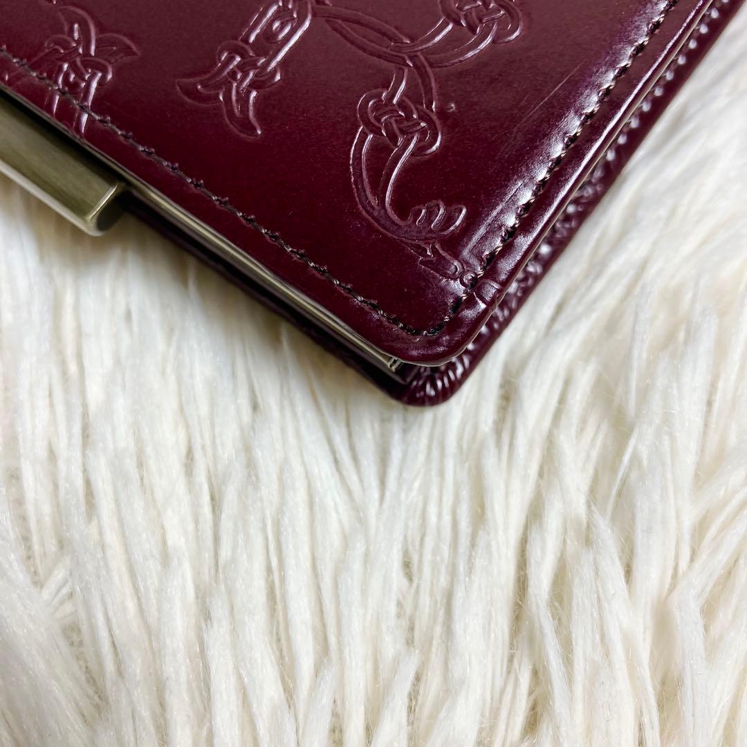 【未使用級】 アルセラピィ フィセルローズ がま口 フォールドウォレット