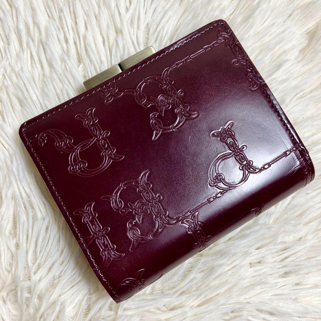 【未使用級】 アルセラピィ フィセルローズ がま口 フォールドウォレット