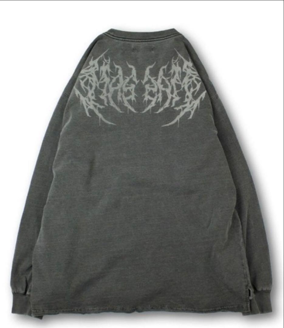 【GALFY/ガルフィー】染め染めわんわんボロボロングスリーブTシャツ 中型犬