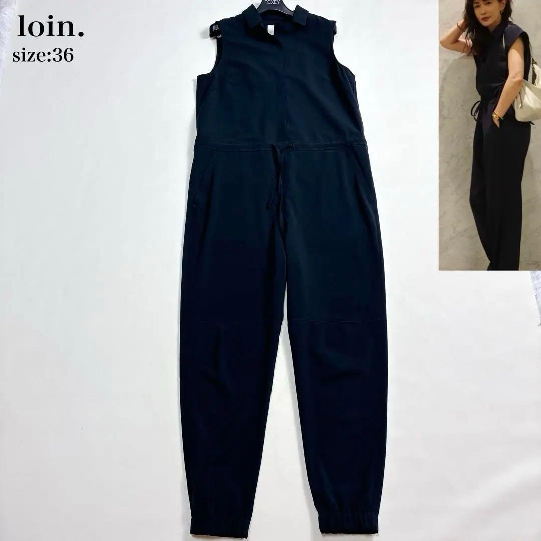 美品✨ロワン オールインワン ネイビー 36 S 井川遥 フォーマル
