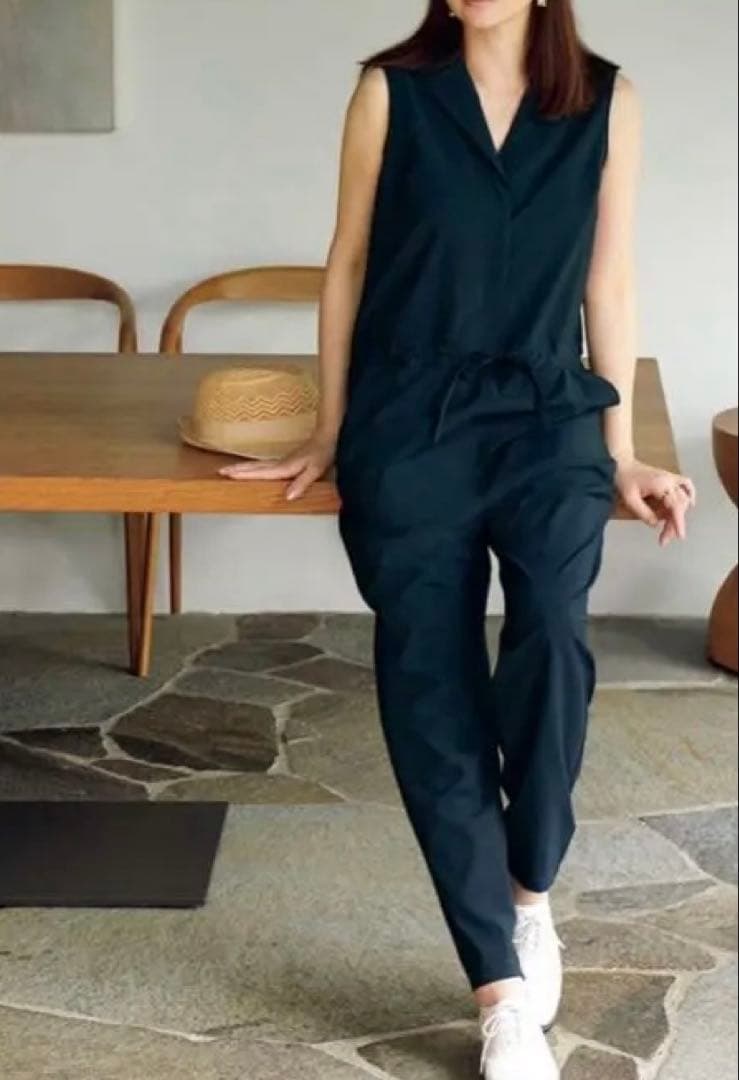 美品✨ロワン オールインワン ネイビー 36 S 井川遥 フォーマル