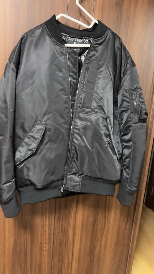 ＋J ユニクロ ダウン ブルゾン MA-1 エムエーワXLサイズ