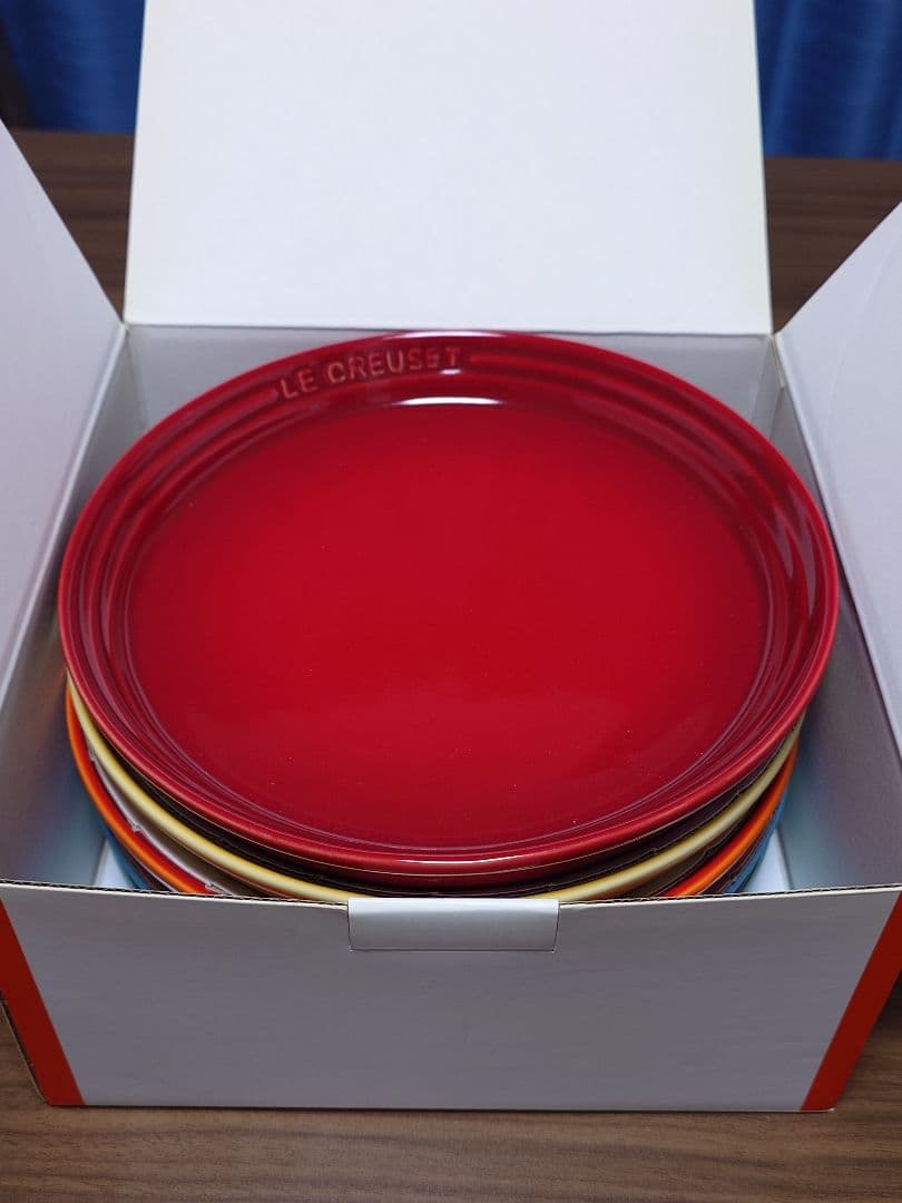 【未使用】LE CREUSET Neo Round Plate set of 5