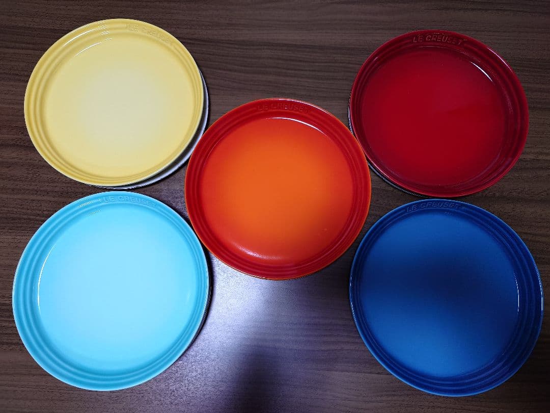 【未使用】LE CREUSET Neo Round Plate set of 5