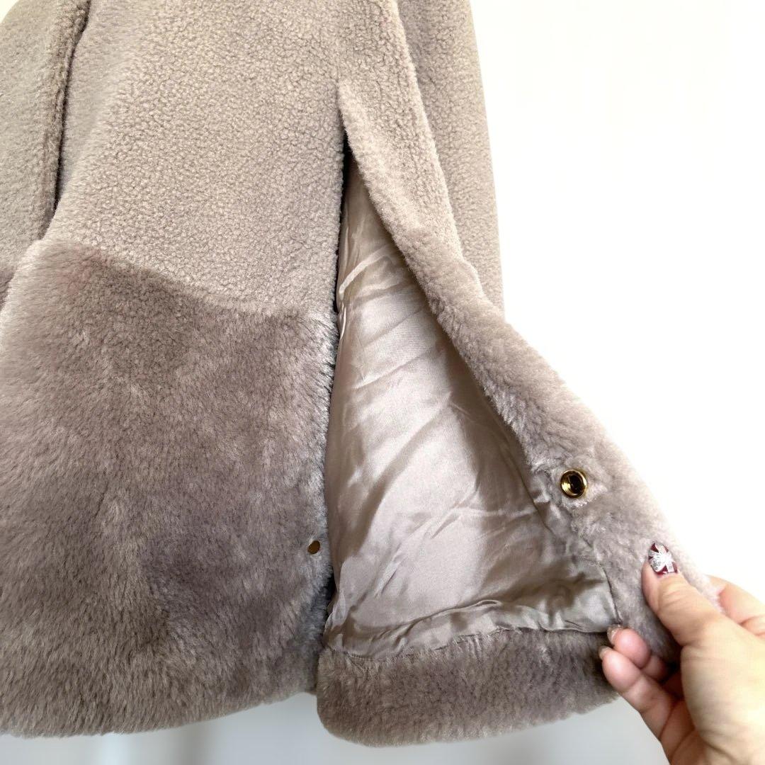 美品 ☆ UNITED ARROWS ボア マントコート