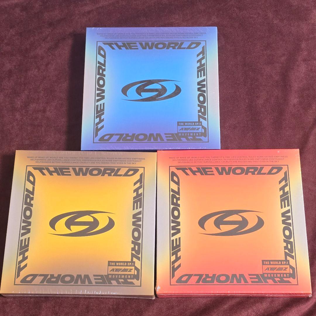 ateez movement 新品未開封アルバム　3形態セット　5set15枚