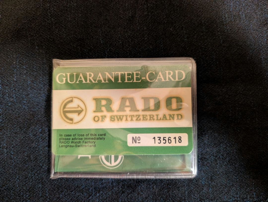 RADO　DIASTAR　カットガラス　メンズ　自動巻き