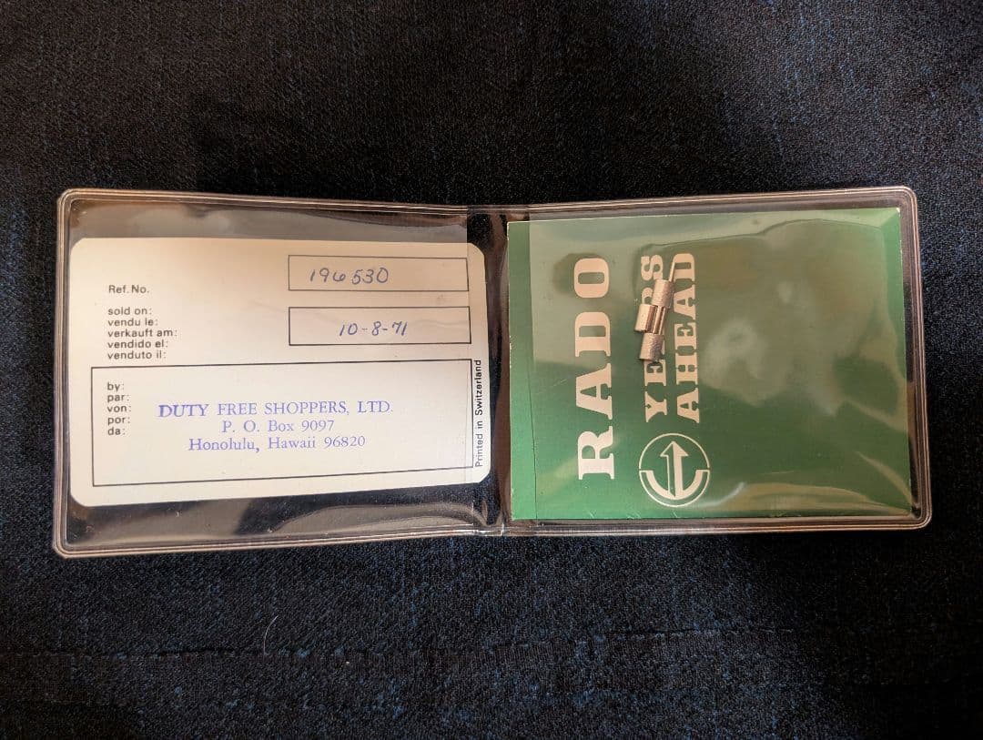 RADO　DIASTAR　カットガラス　メンズ　自動巻き