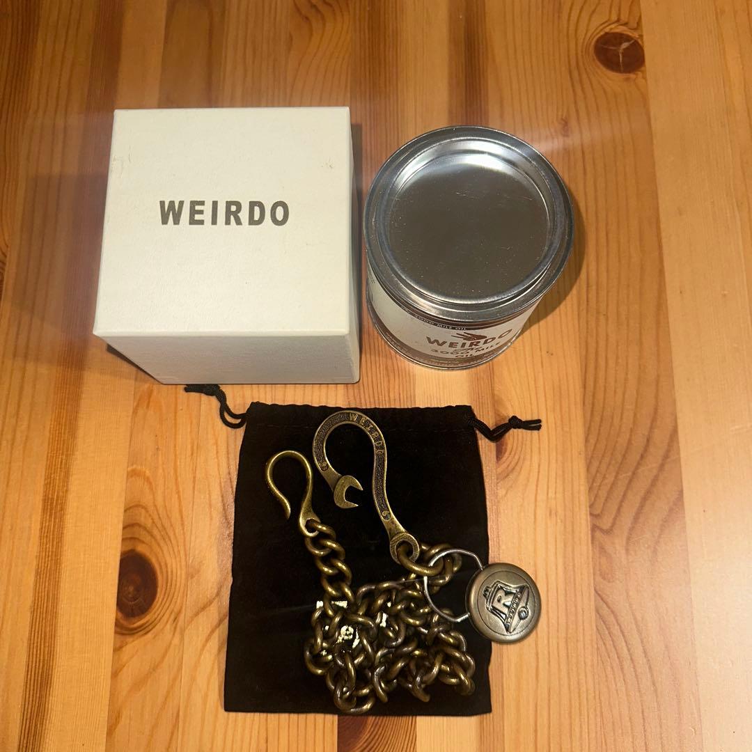 ゴールド ウォレットチェーン Rロゴ付き