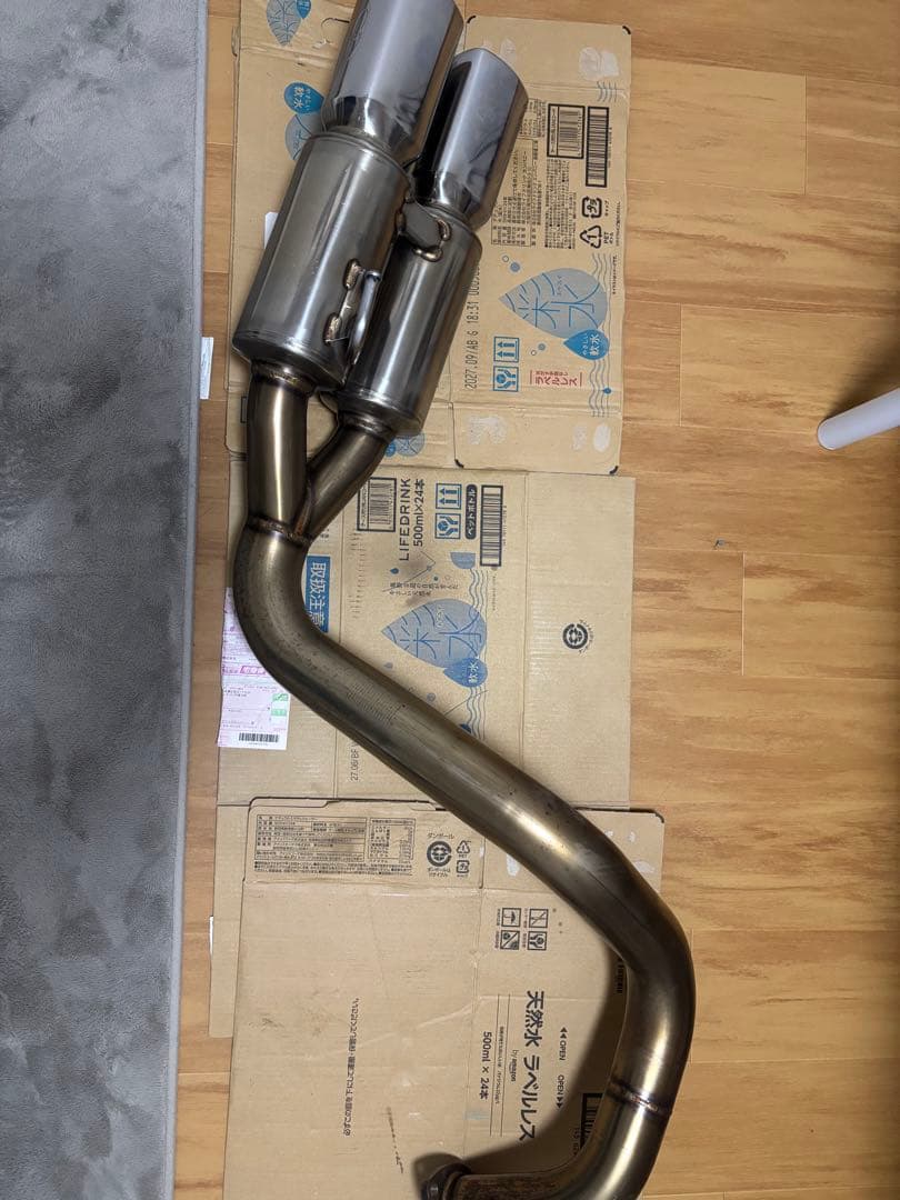 Kum　GANADOR ステンレス 2本出しマフラー