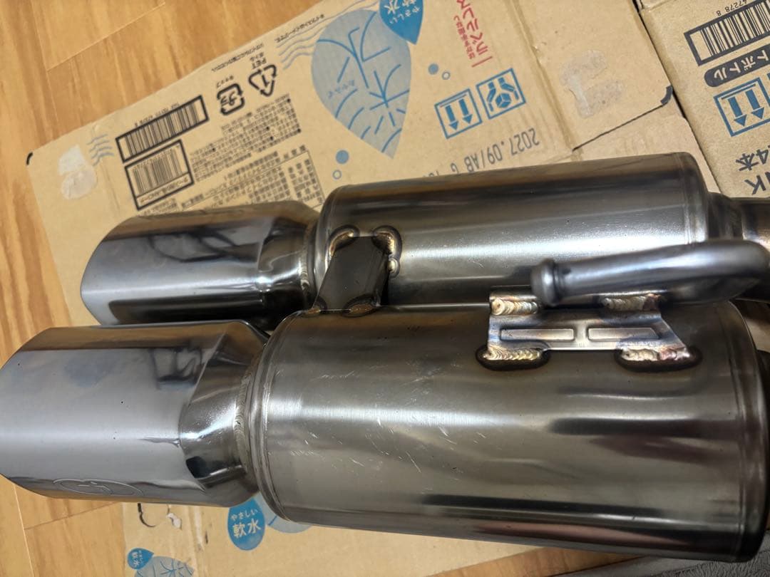 Kum　GANADOR ステンレス 2本出しマフラー