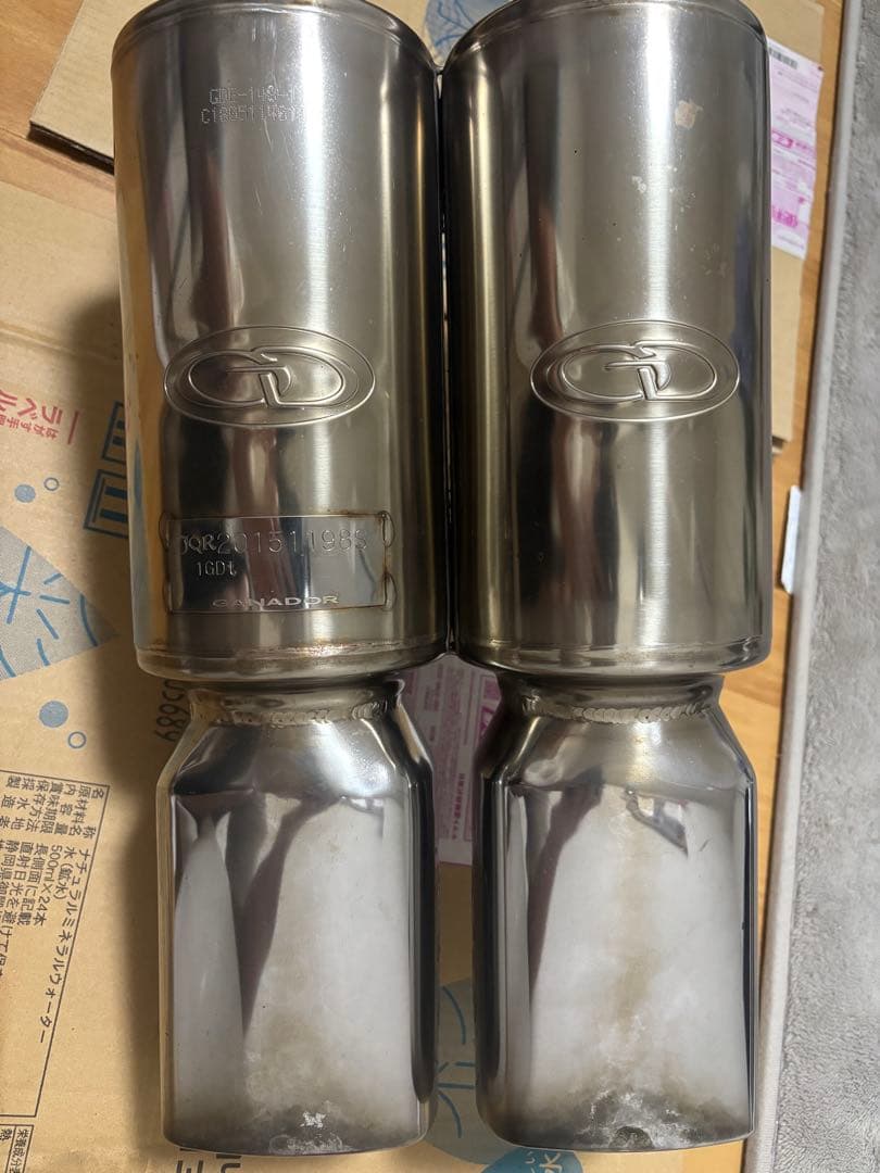 Kum　GANADOR ステンレス 2本出しマフラー