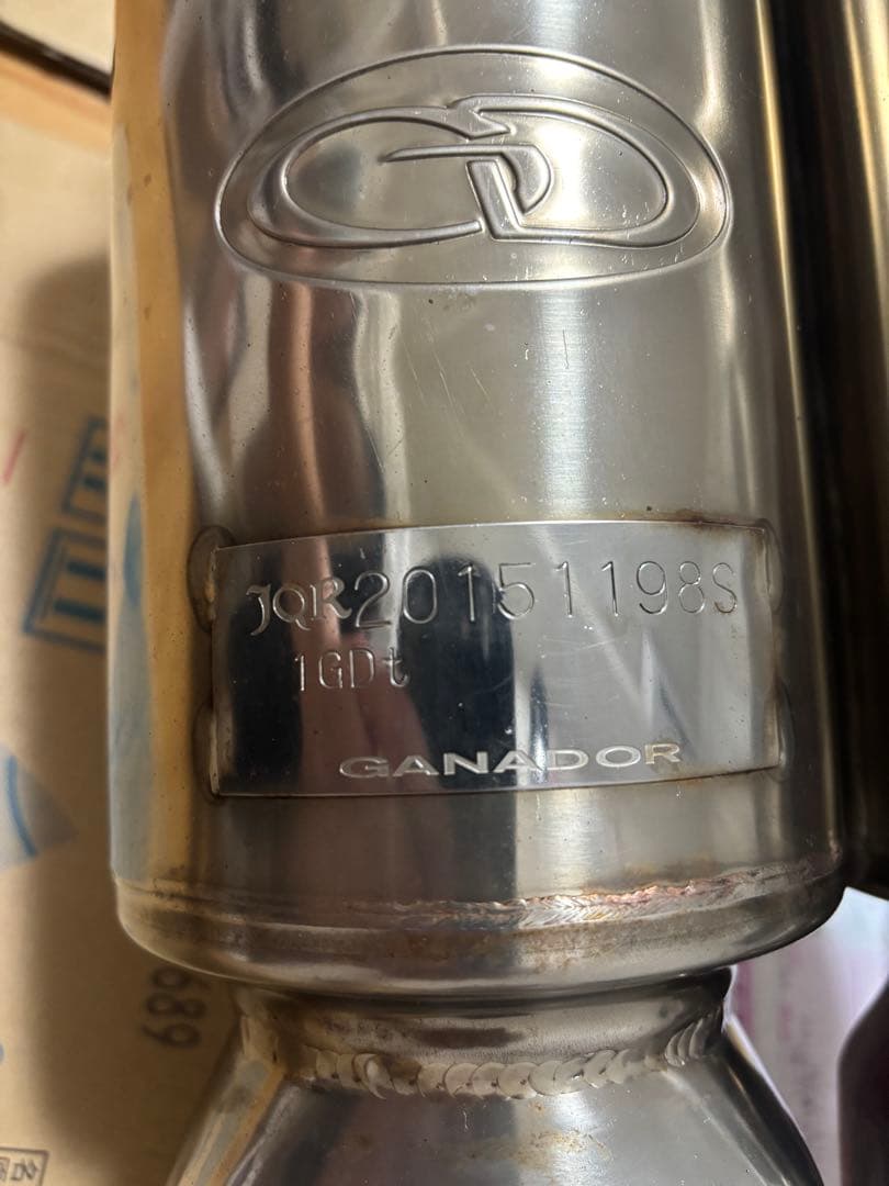 Kum　GANADOR ステンレス 2本出しマフラー