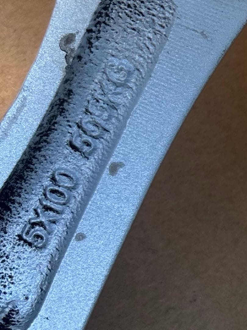 アルミホイール4本セット　15インチ　6J 5穴　PCD100 インセット45