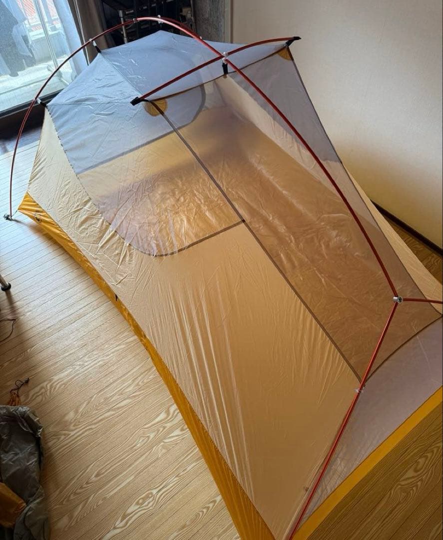 ビッグアグネスフライクリークUL3超軽量山岳テント/専用フットプリント付