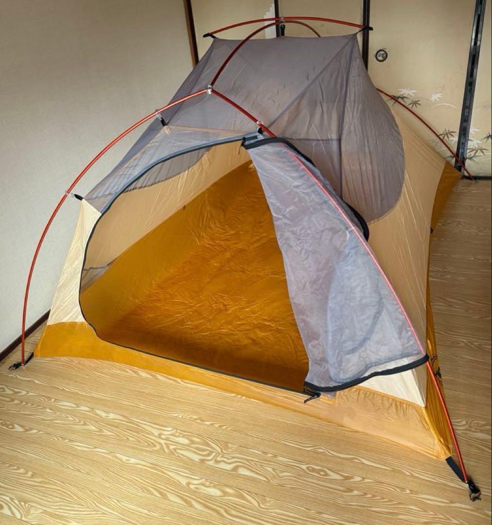 ビッグアグネスフライクリークUL3超軽量山岳テント/専用フットプリント付