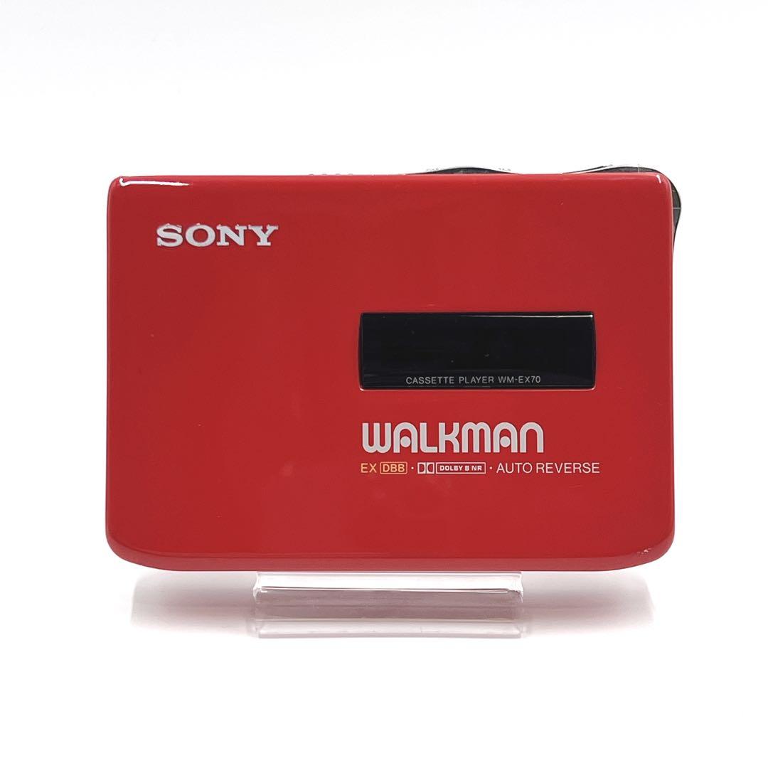 【美品・動作品】 SONY WM-EX70 カセットウォークマン 再生OK