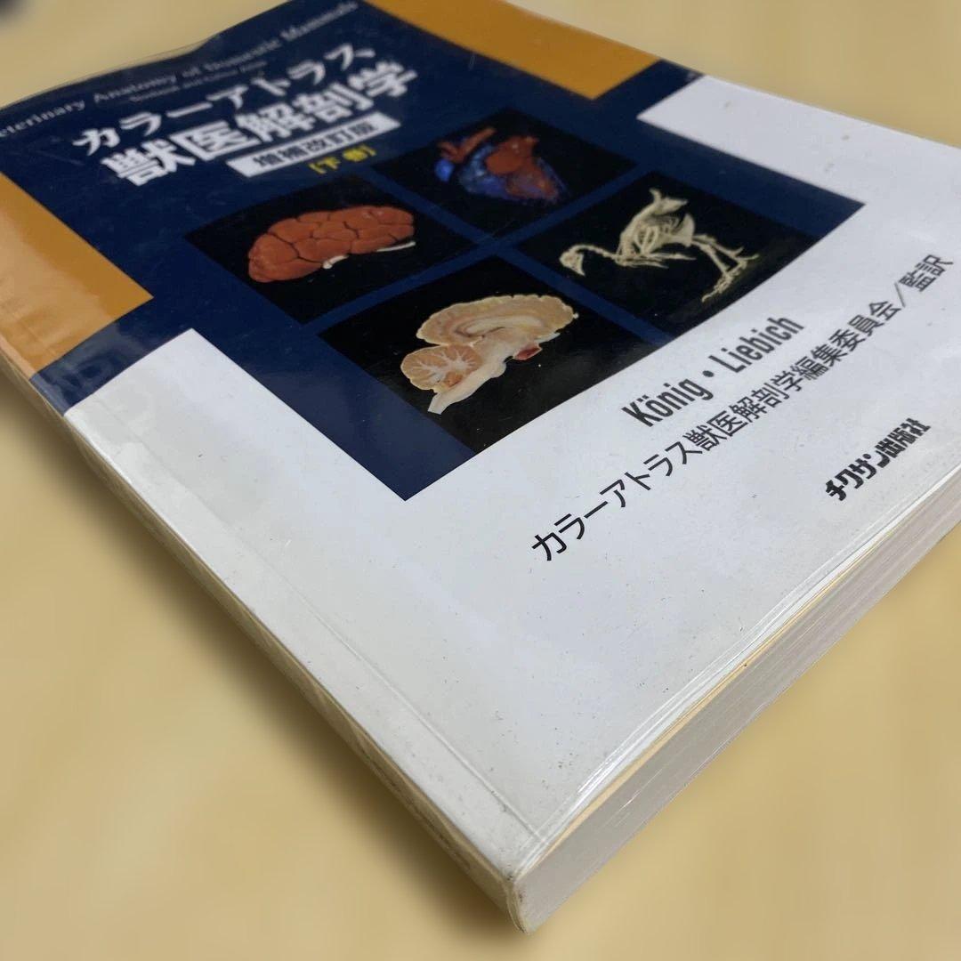 値下げ中 カラーアトラス 獣医解剖学 上下巻 セット 増補改訂版