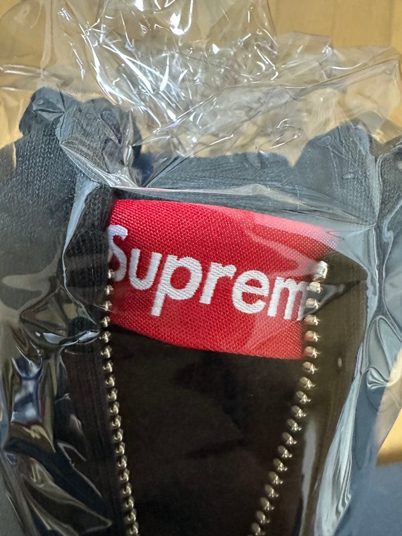 トップス Supreme Big Logo Zip Up Hooded black