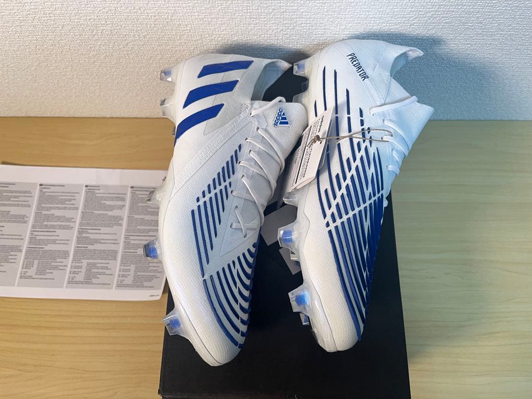 adidas Predator 26.0cm FG ホワイト/ブルー
