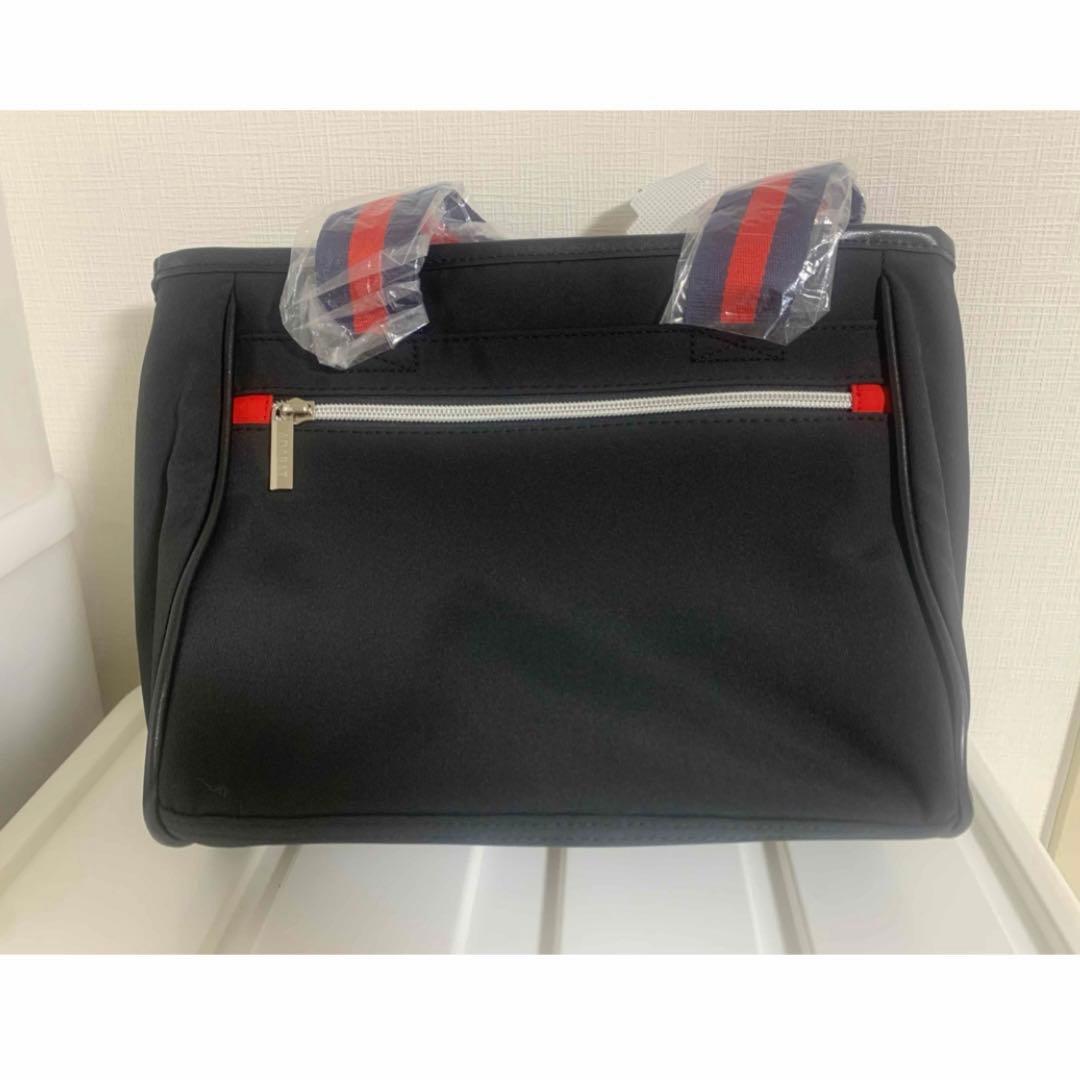 【新品未使用】【新レーベル ADABAT NAVY】トリコロール カートバッグ