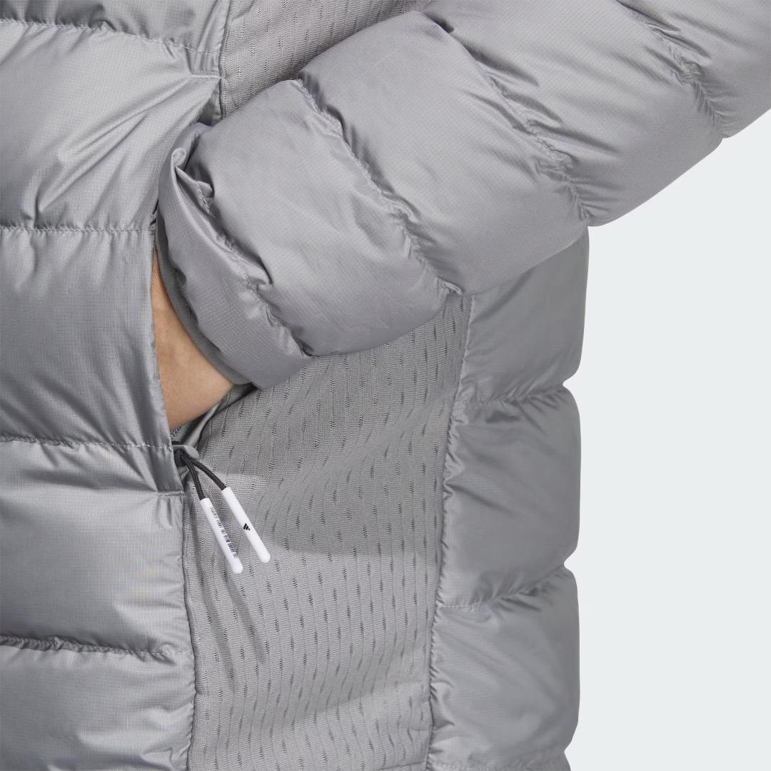 【L】秋冬 アディダス ゴルフ 保温 600フィルパワー ダウンジャケット