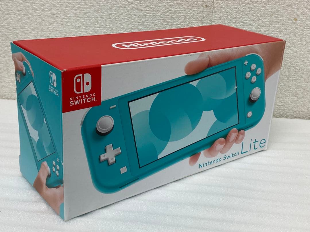 3-2584 Nintendo SwitchLiteターコイズ　＋　ソフト5点