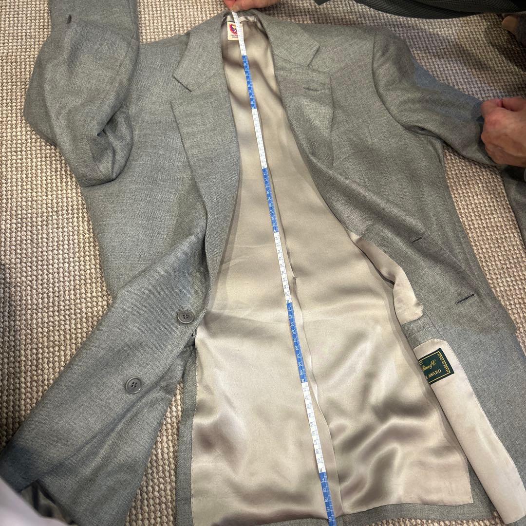 ペコラ銀座　カシミヤ　ビジネスジャケット　パンツ