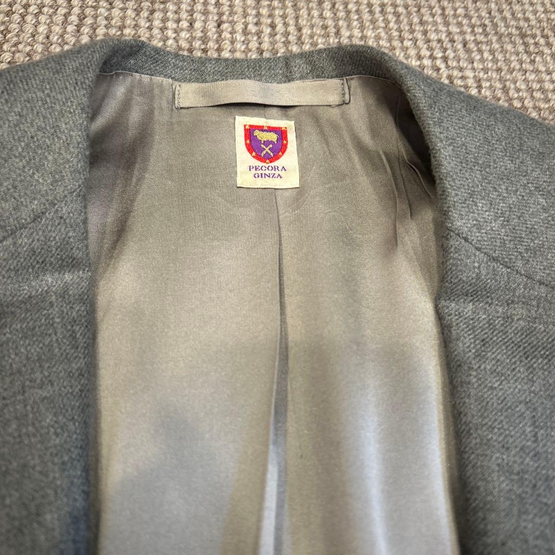 ペコラ銀座　カシミヤ　ビジネスジャケット　パンツ