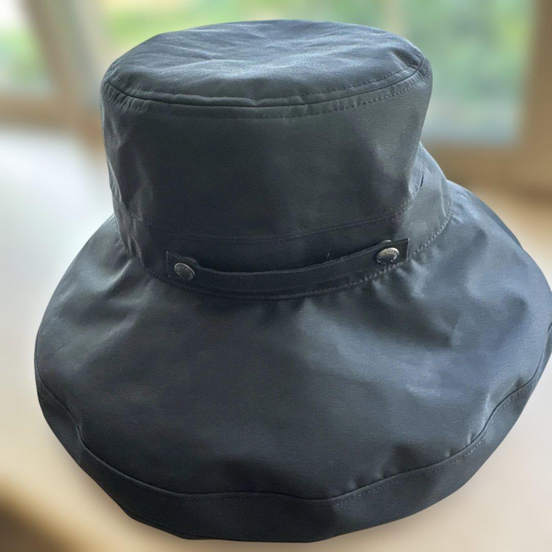 【美品】サンバリア100 トラベルハット ブラック L