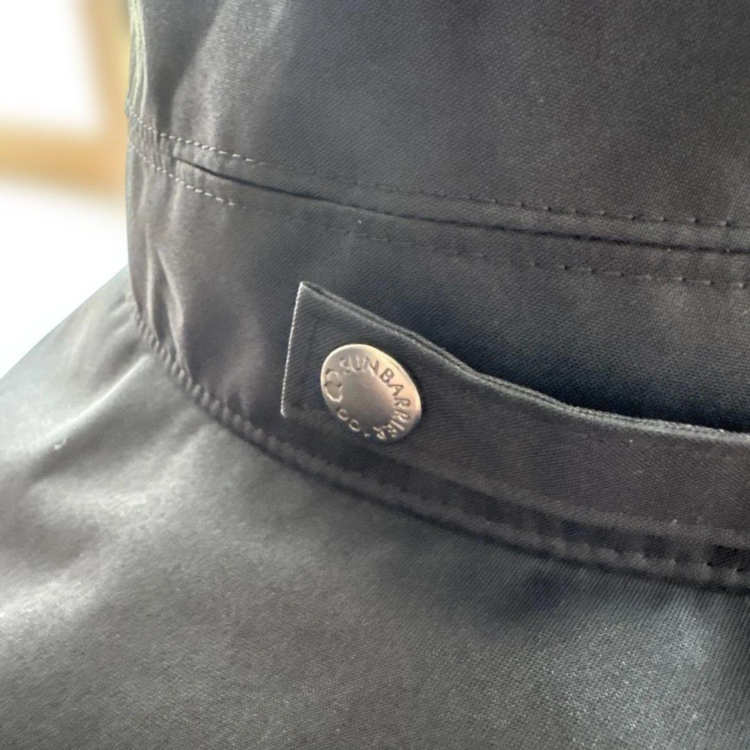 【美品】サンバリア100 トラベルハット ブラック L