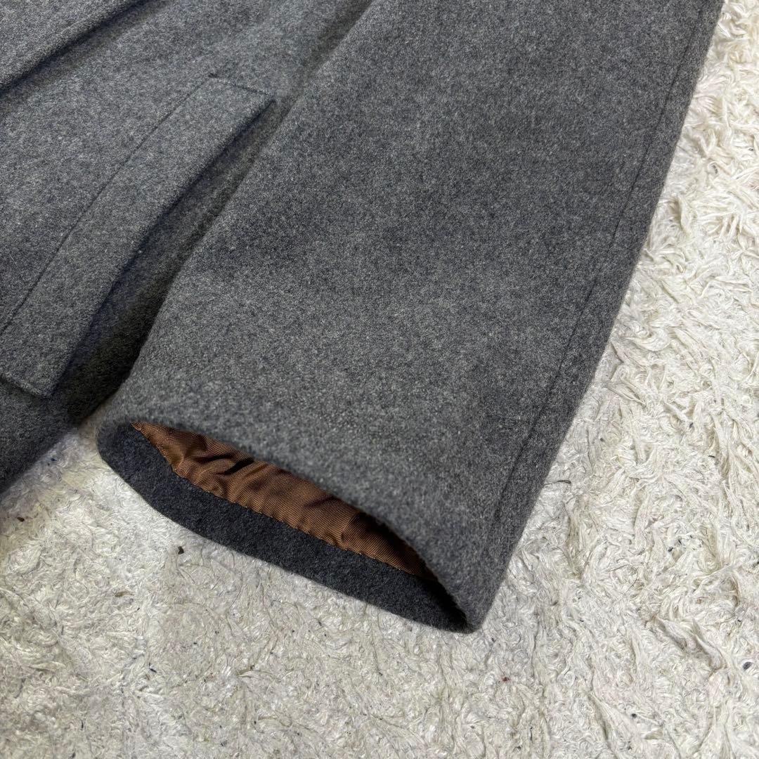 バーバリーロンドン　ノバチェック　イギリス製　ウール　ミドルコート　ダブル