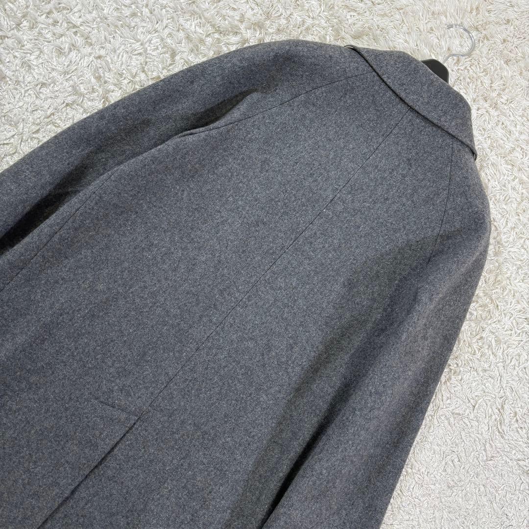 バーバリーロンドン　ノバチェック　イギリス製　ウール　ミドルコート　ダブル